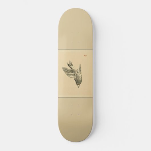 Cuckoo (Japanse kunst) (van Kono Bairei) Persoonlijk Skateboard (Voorkant)
