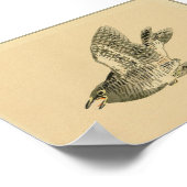 Cuckoo (Japanse kunst) (van Kono Bairei) Poster (Hoek)