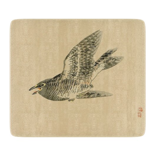 Cuckoo (Japanse kunst) (van Kono Bairei) Snijplank (Voorkant)