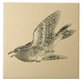 Cuckoo (Japanse kunst) (van Kono Bairei) Tegeltje