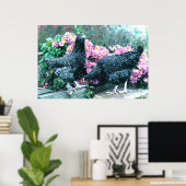 Cuckoo Marans Hens Poster (Thuiskantoor)