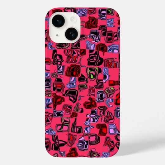 Cuckoo Marbling Abstract Case-Mate iPhone Case (Achterkant)