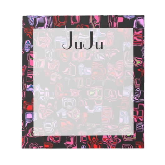 Cuckoo Marbling Abstract Notitieblok (Voorkant)