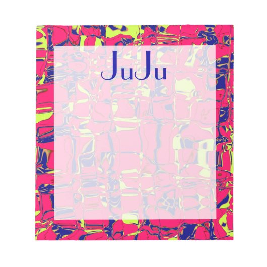 Cuckoo Marbling Abstract Notitieblok (Voorkant)