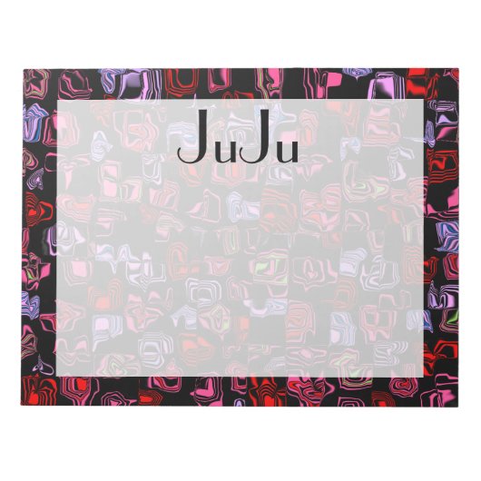 Cuckoo Marbling Abstract Notitieblok (Voorkant)