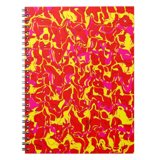 Cuckoo Marbling Abstract Notitieboek (Voorkant)