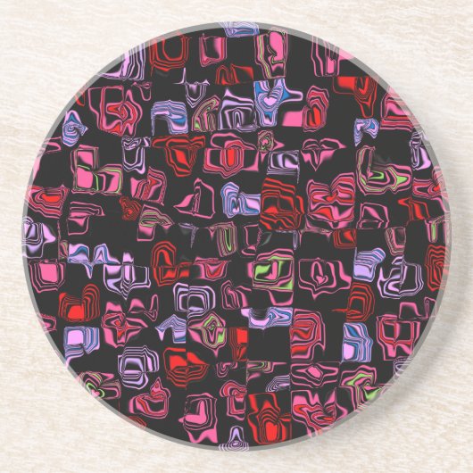  Cuckoo Marbling Abstract Zandsteen Onderzetter (Voorkant)