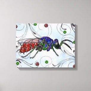 Cuckoo Wasp Canvas Afdruk