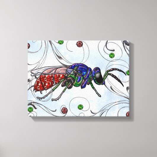 Cuckoo Wasp Canvas Afdruk (Voorkant)