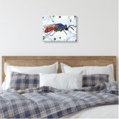 Cuckoo Wasp Canvas Afdruk (Insitu (Slaapkamer))