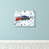 Cuckoo Wasp Canvas Afdruk (Insitu (Houten vloer))