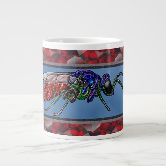 Cuckoo Wasp Grote Koffiekop (Voorkant)