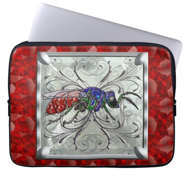 Cuckoo Wasp Laptop Sleeve (Voorkant)