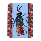 Cuckoo Wasp Magneet (Verticaal)