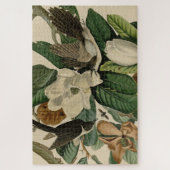 Cuckoo (zwart) - Amerikaanse vogels van Audubon Legpuzzel (Verticaal)