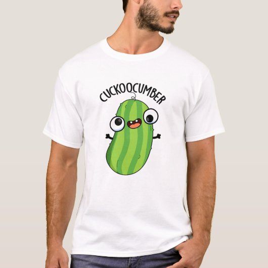 Cuckoocumber Funny Veggie Cucumber Pun T-shirt (Voorkant)