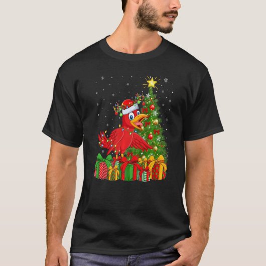 Cuckoos Bird  Xmas Holiday Santa Cuckoos Christmas T-shirt (Voorkant)