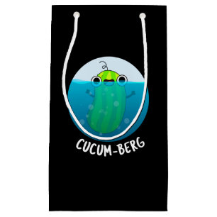 Cucum-berg Funny Cucumber Pun Dark BG Klein Cadeauzakje