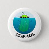 Cucum-berg Funny Cucumber Pun Ronde Button 5,7 Cm (Voorkant)
