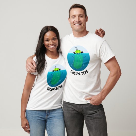 Cucum-berg Funny Cucumber Pun T-shirt (Unisex)