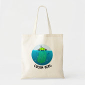 Cucum-berg Funny Cucumber Pun Tote Bag (Voorkant)