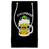 Cucum-bier Grappig Bier Pun Donker BG Klein Cadeauzakje (Voorkant)