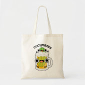 Cucum-bier Grappig Bier Pun Tote Bag (Voorkant)