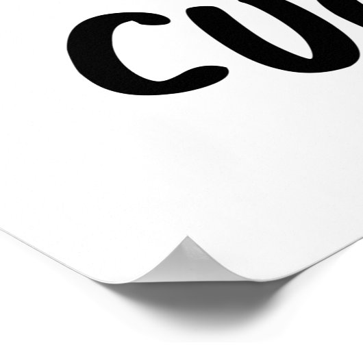 Cucum-blur Funny Veggie Cucumber Pun Poster (Hoek)