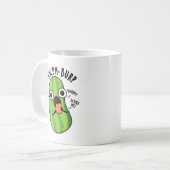 Cucum-boer Grappige Komkommer Grappen  Koffiemok (Voorkant links)