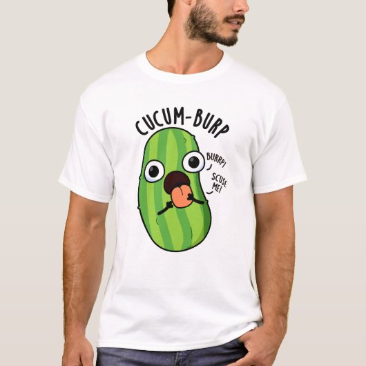 Cucum-boer Grappige Komkommer Grappen T-shirt (Voorkant)