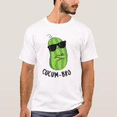 Cucum-bro Funny Veggie Cucumber Pun T-shirt (Voorkant)