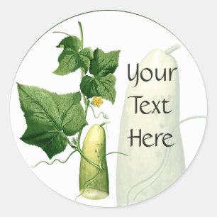 Cucumber Art Sticker 2