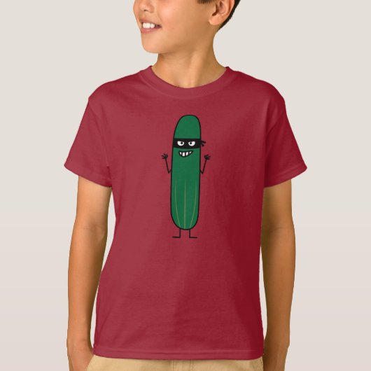 Cucumber Bandito Ninja Masky Sneaky Bandit T-shirt (Voorkant)