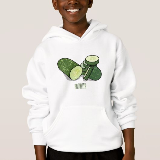 Cucumber cartoon illustratie (Voorkant)