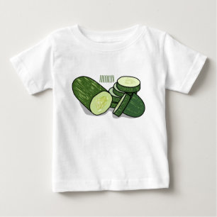 Cucumber cartoon illustratie