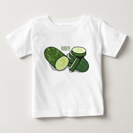 Cucumber cartoon illustratie (Voorkant)