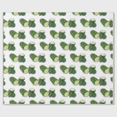 Cucumber cartoon illustratie cadeaupapier (Vlak)