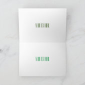 Cucumber cartoon illustratie kaart (Binnen)