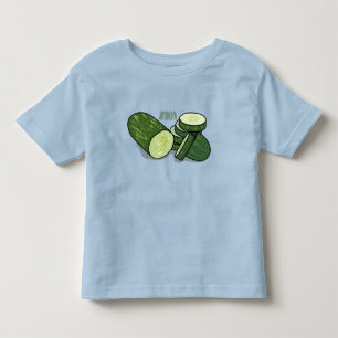 Cucumber cartoon illustratie kinder shirts