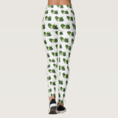 Cucumber cartoon illustratie leggings (Achterkant)