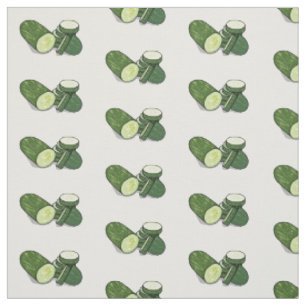 Cucumber cartoon illustratie stof
