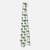 Cucumber cartoon illustratie stropdas (Voorkant)