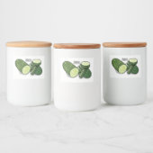 Cucumber cartoon illustratie voedselcontainer etiket (Flessen)