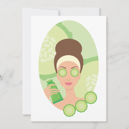 Cucumber Facial Kaart (Voorkant)