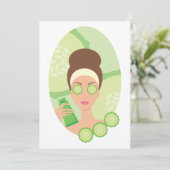 Cucumber Facial Kaart (Staand voorkant)