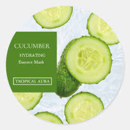Cucumber Facial Mask Label