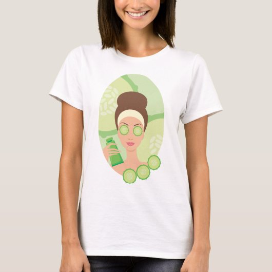 Cucumber Facial T-shirt (Voorkant)