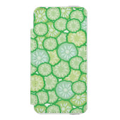 Cucumber grappig patroon incipio iPhone portemonnee hoesje (Voorkant Agenda)
