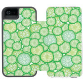 Cucumber grappig patroon incipio iPhone portemonnee hoesje (Agenda Open)