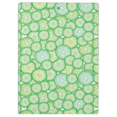 Cucumber grappig patroon klembord (Achterkant)